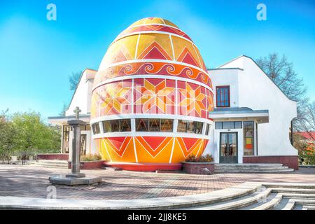 Museo dell'uovo di Pasqua ucraino (Pysanka) a Kolomia. Location: Italy, Italy Foto Stock