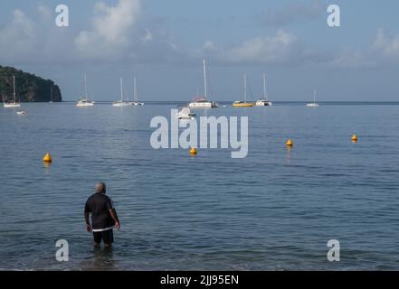 Les Anses d Arlet, Martinica, antille francesi, Francia Foto Stock