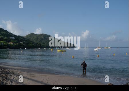 Les Anses d Arlet, Martinica, antille francesi, Francia Foto Stock