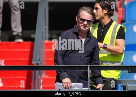 Rotterdam, Paesi Bassi. 24 luglio 2022, Rotterdam - Mario è stato durante la partita tra Feyenoord e Olympique Lyon allo Stadion Feijenoord De Kuip il 24 luglio 2022 a Rotterdam, Olanda. (Da Box a Box Pictures/Yannick Verhoeven) Foto Stock