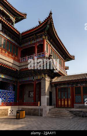 Palcoscenico teatrale al Palazzo Estivo di Pechino, Cina nel marzo 2018. Foto Stock