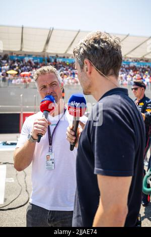 Le Castellet, Francia - 24/07/2022, le Castellet, Francia - 24/07/2022, Ralf Schumacher, Ex pilota F1 griglia di partenza, griglia di partenza, durante la Formula 1 Lenovo Grand Prix de France, Gran Premio di Francia 2022, 12th round del FIA Formula uno World Championship 2022 dal 22 al 24 luglio 2022 sul circuito Paul Ricard, a le Castellet, Francia - Foto: Pericolo Germain / DPPI/DPPI/LiveMedia Foto Stock