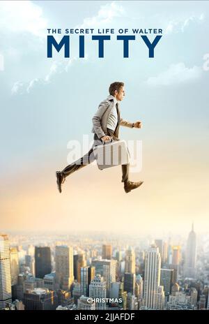 BEN STILLER POSTER, LA VITA SEGRETA DI WALTER MITTY, 2013 Foto Stock