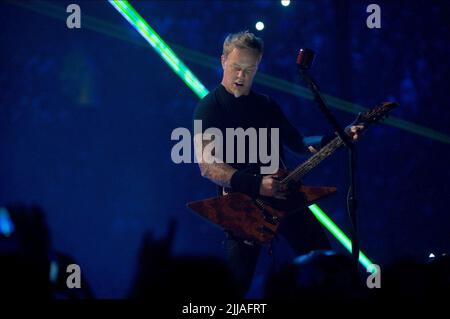 JAMES HETFIELD, METALLICA: attraverso il MAI, 2013 Foto Stock