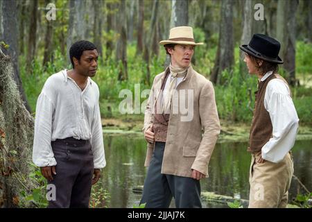 CHIWETEL EJIOFOR, Benedetto CUMBERBATCH, Paul Dano, 12 anni uno slave, 2013 Foto Stock