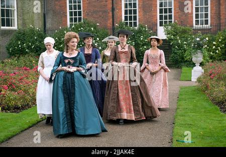 ALANA RAMSEY, Miranda Richardson, PENELOPE WILTON, SARAH GADON, Emily Watson, GUGU MBATHA-RAW, belle, 2013 Foto Stock