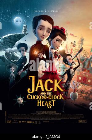 JOE, Jack, Acacia Miss, MELIES POSTER, Jack e il cuculo-orologio cuore, 2013 Foto Stock