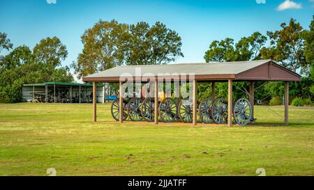 Brisbane, Australia - vecchi edifici militari a Fort Lytton Foto Stock