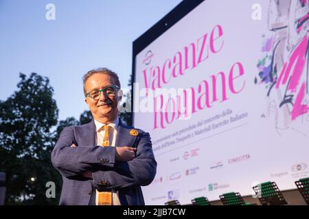 Roma, Italia. 24th luglio 2022. Gian Luca Farinelli, Presidente della Fondazione Cinema per Roma (Photo by Matteo Nardone/Pacific Press) Credit: Pacific Press Media Production Corp./Alamy Live News Foto Stock