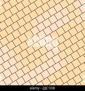 Astratto quadrato colorato tavolozza mattone parete sfondo trama con disegno geometrico decorativo di offset Quads griglia pattern art sfondo Foto Stock