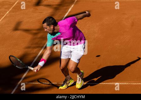 Carlos Gomez Herrera (España) ATP Challenger Corrientes, Argentina. Foto Stock