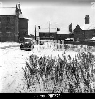 Scena invernale desolata Gran Bretagna Shropshire in Inverno Gennaio 21st FOTO DI DAVID BAGNALL Foto Stock
