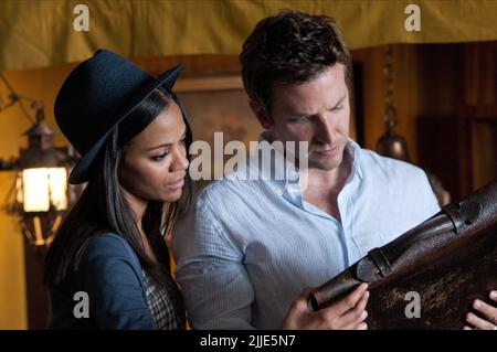 ZOE SALDANA, BRADLEY COOPER, le parole, 2012 Foto Stock