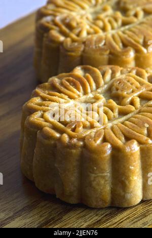 torta di mooncake cinese Foto Stock