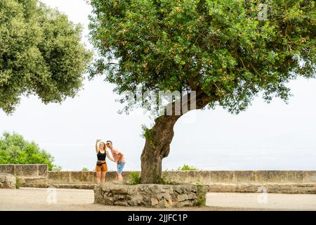 Santuario di cura, Algaida, Maiorca, Isole Baleari, Spagna Foto Stock