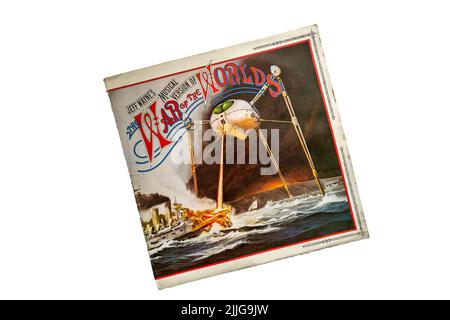 Una copia della versione musicale della guerra dei mondi di Jeff Wayne. Rilasciato nel 1978. Foto Stock