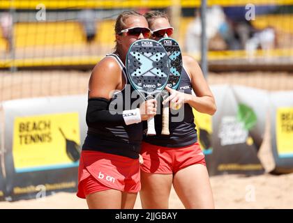 Beach Tennis Championships a Monaco/Germania Foto Stock