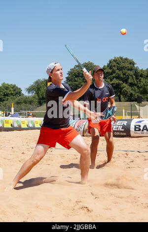 Beach Tennis Championships a Monaco/Germania Foto Stock
