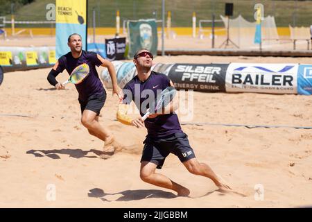 Beach Tennis Championships a Monaco/Germania Foto Stock