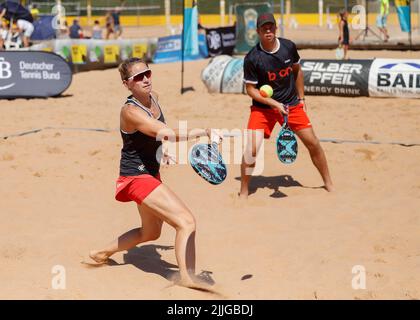 Beach Tennis Championships a Monaco di Baviera, Germania Foto Stock