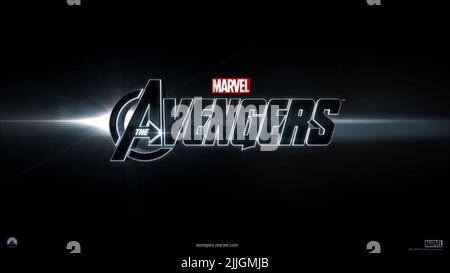 IL LOGO DI AVENGERS, THE AVENGERS, 2012 Foto Stock