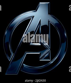 IL LOGO AVENGERS, THE AVENGERS, 2012 Foto Stock