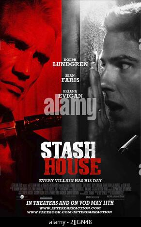 DOLPH LUNDGREN, Sean Faris POSTER, STASH HOUSE, 2012 Foto Stock