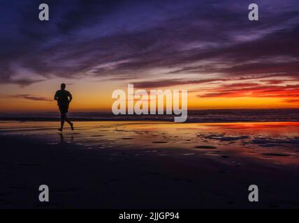 Tramonto a San Francisco Foto Stock