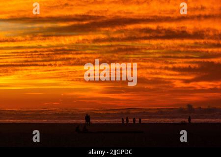 Tramonto a San Francisco Foto Stock