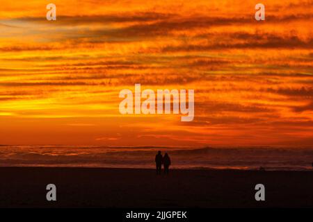 Tramonto a San Francisco Foto Stock