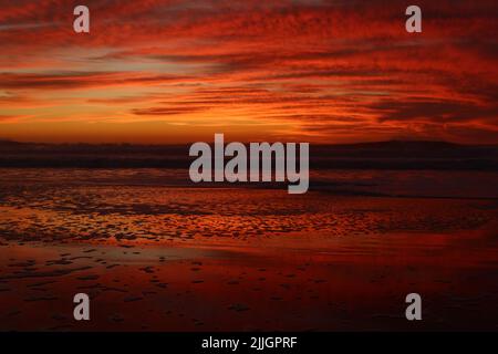 Tramonto a San Francisco Foto Stock