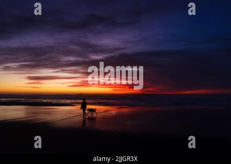 Tramonto a San Francisco Foto Stock