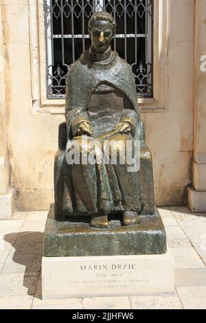 Vista sulla città vecchia di Dubrovnik Foto Stock