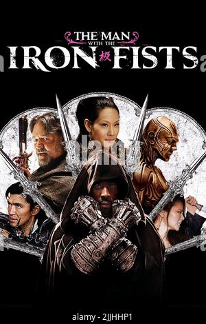 RICK YUNE, Russell Crowe, RZA, Lucy Liu, JAMIE CHUNG POSTER, l'uomo con i pugni di ferro, 2012 Foto Stock