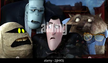 MUMMY, FRANK, DRACULA, WAYNE, UOMO, ALBERGO TRANSILVANIA, 2012 Foto Stock