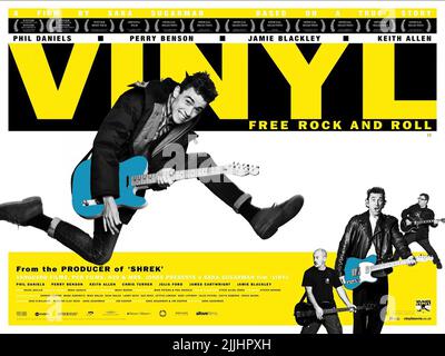 JAMIE BLACKLEY, KEITH ALLEN, Phil Daniels, PERRY BENSON POSTER, il vinile, 2012 Foto Stock