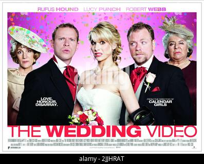 HARRIET WALTER, ROBERT WEBB, LUCY PUNCH, RUFUS HOUND, MIRIAM MARGOLYES POSTER, IL VIDEO DEL MATRIMONIO, 2012 Foto Stock