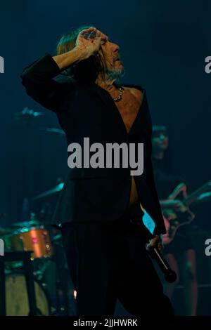 Teatro Real, Madrid, Spagna. 26th luglio 2022. Universal Music Festival 2022, esibizione dal vivo di Iggy Pop. Credit: EnriquePSans/Alamy Live News Foto Stock