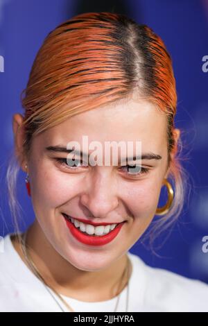 Madrid, Spagna. 26th luglio 2022. Dora Postigo partecipa al concerto di Iggy Pop al Teatro reale di Madrid. (Foto di Atilano Garcia/SOPA Images/Sipa USA) Credit: Sipa USA/Alamy Live News Foto Stock