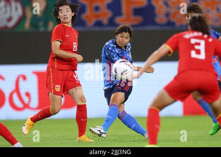 Ibaraki, Giappone. 26th luglio 2022. Remina Chiba (JPN) Calcio : EAFF e-1 Football Championship 2022 Final Japan Women's match between Japan - China at Kashima Soccer Stadium in Ibaraki, Japan . Credit: YUTAKA/AFLO SPORT/Alamy Live News Foto Stock