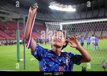 Ibaraki, Giappone. 26th luglio 2022. Hikaru Naomoto (JPN) Calcio : EAFF e-1 Football Championship 2022 finale Japan Women's Award Ceremony al Kashima Soccer Stadium di Ibaraki, Giappone . Credit: YUTAKA/AFLO SPORT/Alamy Live News Foto Stock