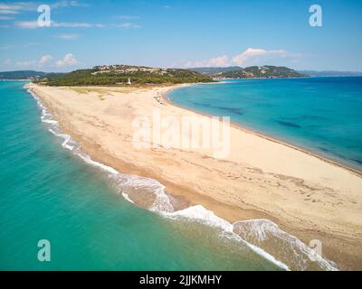 Vista di possidi dal drone Foto Stock