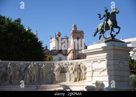 Il Monumento alla Costituzione del 1812 a Cadice, Spagna Foto Stock