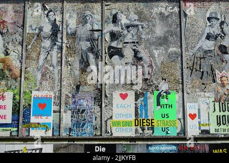 Berlino, Kreuzberg, Graffity Foto Stock