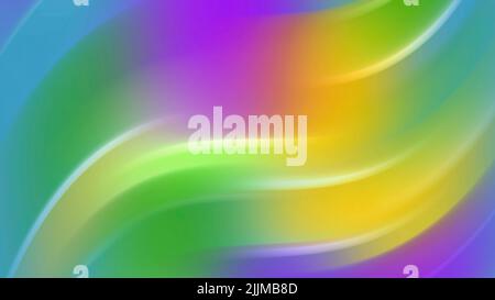 Un effetto di diffusione sfumata dai colori vivaci, ideale per lo sfondo o lo sfondo Foto Stock