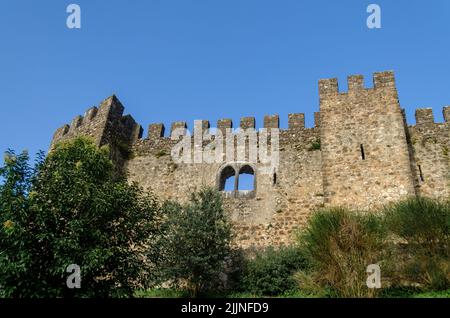 Castello nel castello medievale di Pombal, Portogallo. Patrimonio e storia. Foto Stock