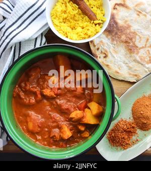 Curry di pollo delicato Foto Stock