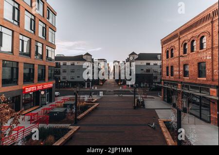 Questa foto è stata scattata a Denver in una passeggiata di mattina presto. Foto Stock