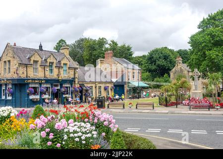 The Green, Washington Village, Washington, Tyne and Wear, Inghilterra, Regno Unito Foto Stock