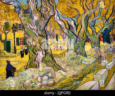 VINCENT VAN GOGH (1853-1890) I PARAFANGHI (1889) LA COLLEZIONE PHILLIPS WASHINGTON DC USA Foto Stock